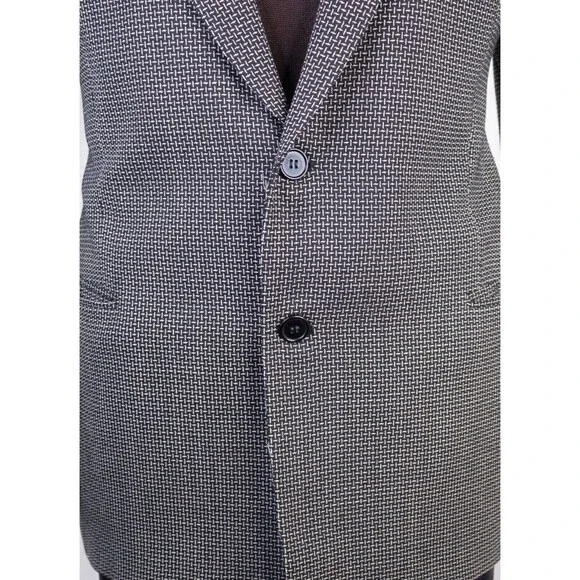 MANI Vintage Sport Coat Jacket Blazer Men Size 42R Textured Two Button WOOL - Picture 3 of 16